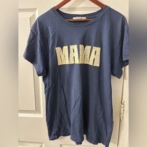 LetLuv Anthropologie Graphic T-Shirt with 'MAMA' Print